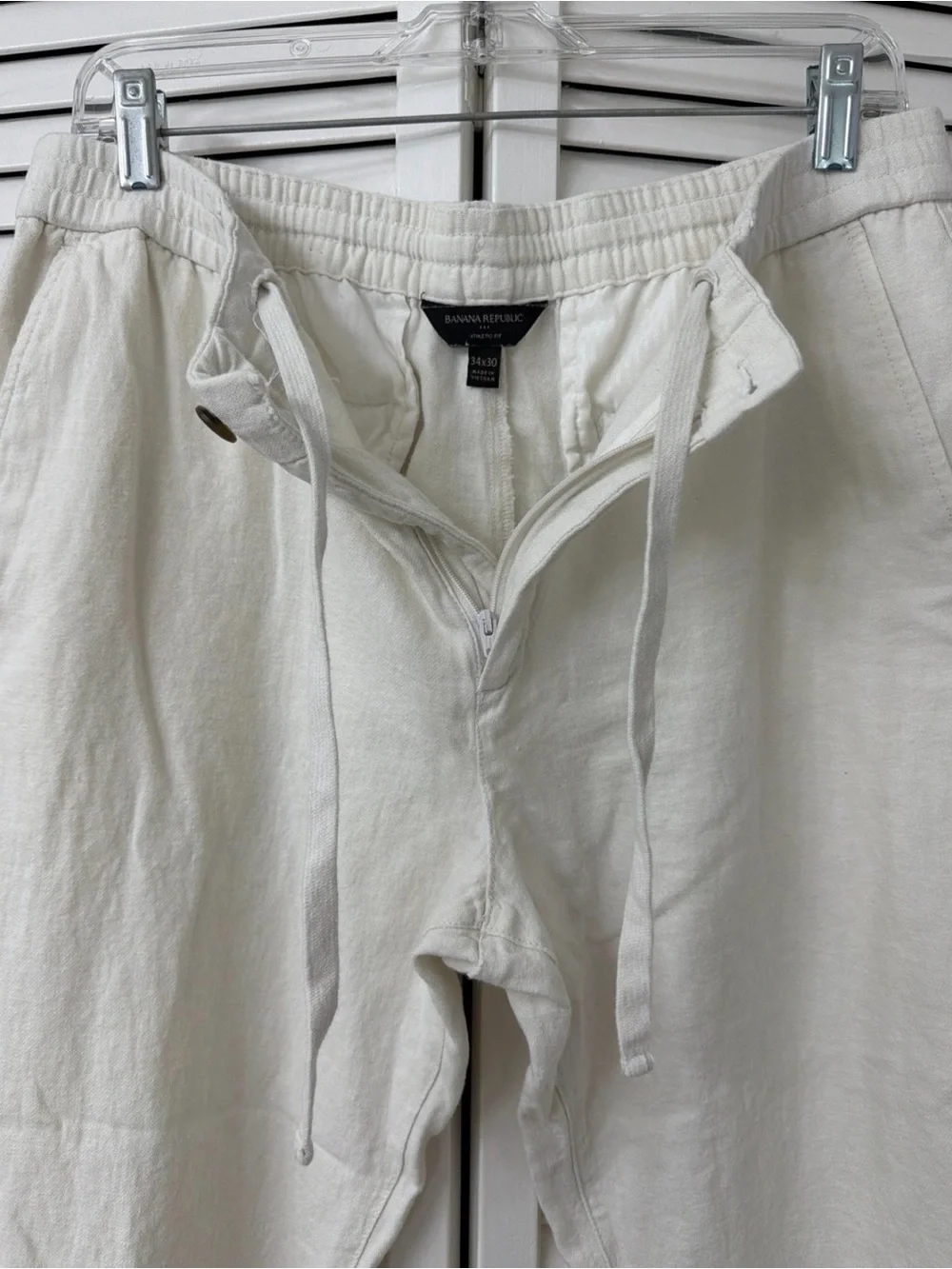 Banana Republic Men’s Linen Blend Pants (size 34x30)
